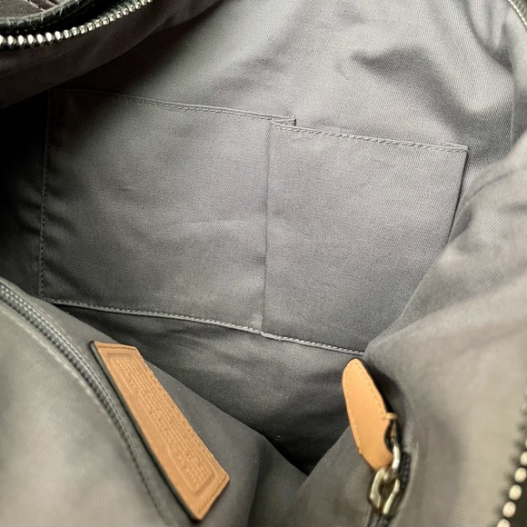 COACH Textured Leather Hobo Bag - Picture 6 of 9